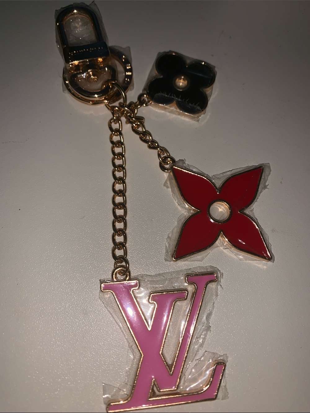 Fashion monogram purse/bag charm keychain - Picture 4 of 5